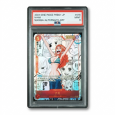 One Piece TCG Nami OP01-016 Manga Alternate Art Japanese Card – PSA 9