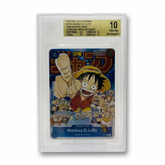 One Piece TCG Monkey D. Luffy P-033 – 2023 English Promo Card BGS 10 Pristine