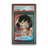 One Piece TCG OP01-003 Monkey D. Luffy Pre-Errata Alternate Art Leader – PSA 10 Gem Mint