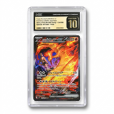 CGC 10 Pristine Rocket’s Moltres ex #124/098 – 2025 Pokémon TCG Rocket Gang