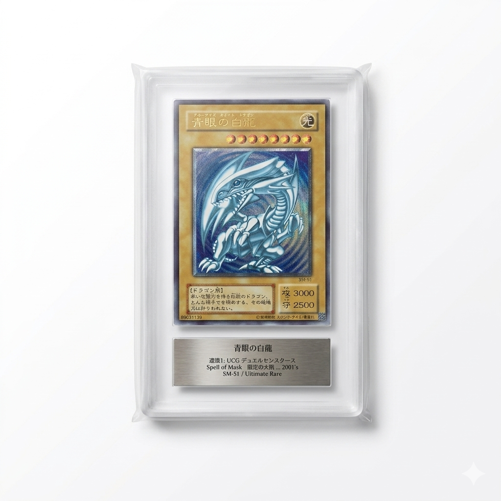 ① sm-51 2001 Yu-Gi-Oh! Blue-Eyes White Dragon SM-51 Ultimate Rare Japanese