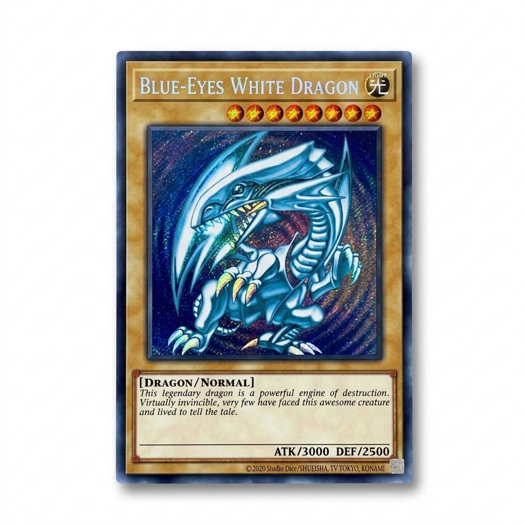 Yu-Gi-Oh KC01 Blue-Eyes White Dragon 25th Anniversary Kaiba Briefcase Set Promo Card NM