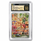 2024 Pokemon TCG Twilight Masquerade #188/167 Eevee CGC 10 PRISTINE Secret Rare
