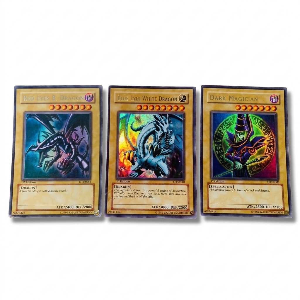 Yu-Gi-Oh! LOB-E 1st Edition Master Collection Complete Set – All 103 Cards Including Exodia & Blue-Eyes