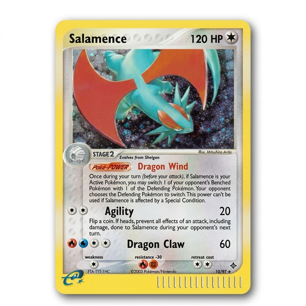 Pokémon TCG Dragon Salamence #10/97 – LP+ Condition