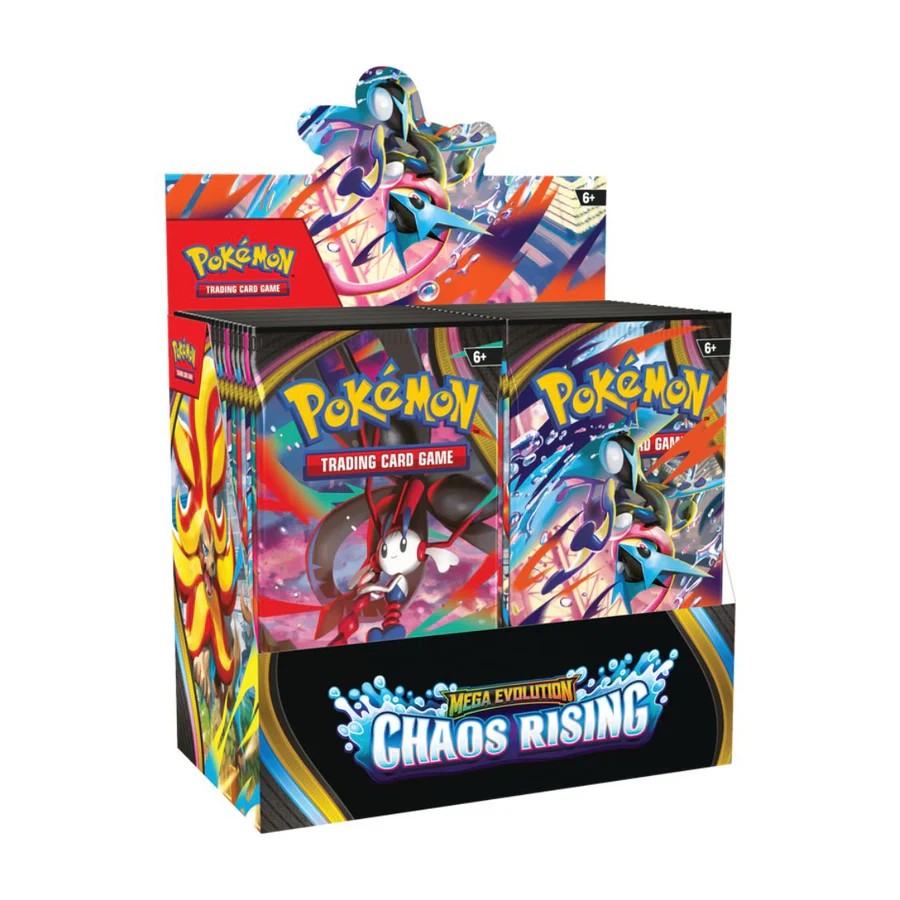 Pokémon TCG: Mega Evolution—Chaos Rising Booster Box - Case of 6